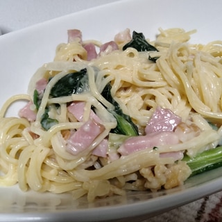 キャンプに！！ワンパン☆クリームパスタ